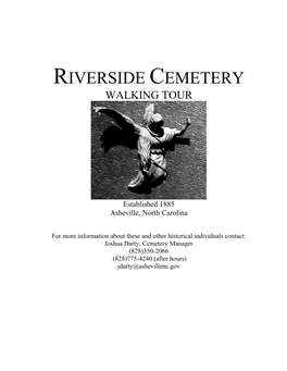 Riverside Cemetery Walking Tour