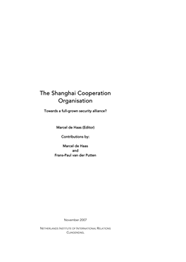 The Shanghai Cooperation Organisation