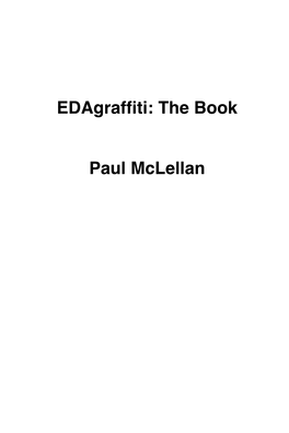 Edagraffiti: the Book Paul Mclellan