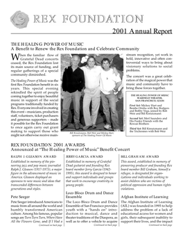 2001 Annual Report