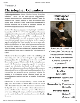 Christopher Columbus - Wikipedia