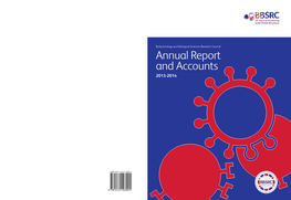 BBSRC Annual Report and Account 2013-2014