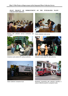 Pilot Project of Improvement of the Integrated Waste Collection Service