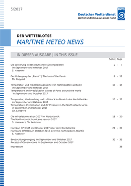 Maritime Meteo News