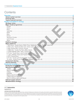 Contents Overview