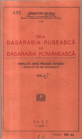 Basarabia Rusească Basarabia Românească