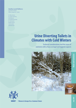 Urine Diverting Toilets in Climates with Cold Winters