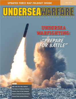 Undersea Warfighting: “Prepare for Battle”