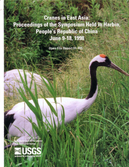 Cranes in East Asia; Proceedings of the Symposium Held in Harbin