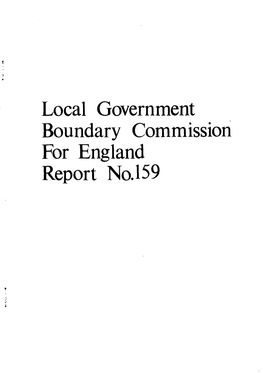 Local Government Boundary Commission for England Report No