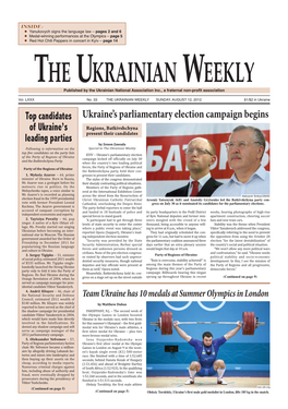 The Ukrainian Weekly 2012, No.33
