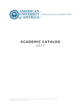 Academic Catalog 2017