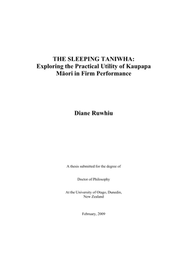 Exploring the Practical Utility of Kaupapa Māori in Firm Performance