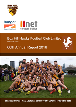 Box Hill Hawks Football Club Limited