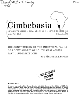 Imbebasia - SWA-RESEARCH - SWA-FORSCHUNG -:I 28 December, 1970