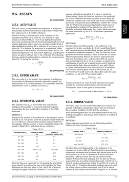 2.5. ASSAYS Appears Add Sufficient Pyridine R to Clear It, Noting the Volume Added