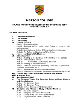 Merton College