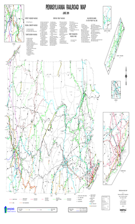 Pennsylvania Railroad Map R V 51 a V a Ns T P Willow Nadine P a Grove 79 M 19 Coleman Yd