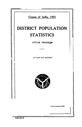 District Population Statistics, 36-Naini Tal, Uttar Pradesh