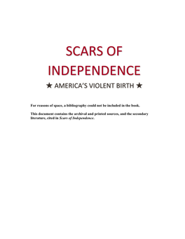 Scars of Independence