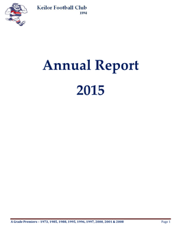 Annual Report 2015