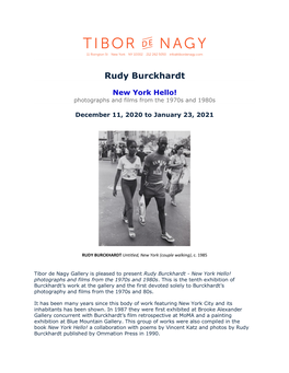 Rudy Burckhardt