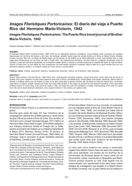 REV 159 Images Floristiques Portoricaines El Diario Del Viaje