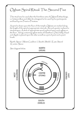 10A-Ogham Spiral Ritual