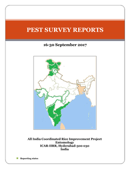 Pest Survey Reports