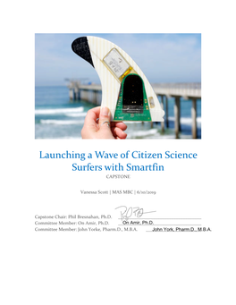 Launching a Wave of Citizen Science Surfers with Smartfin CAPSTONE