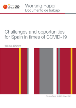 Challenges and Opportunities for Spain in Times of COVID-19