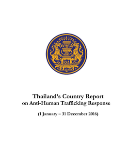 Thailand's Country Report