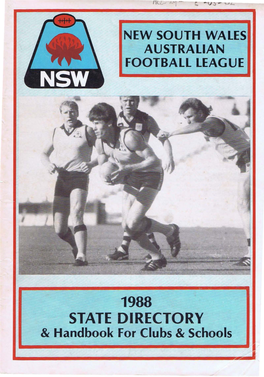New South Wales AFL State Directory