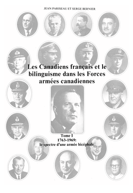 Les Canadiens Francais Et Le Bilinguisme Dans Les Forces Armees Canadiennes