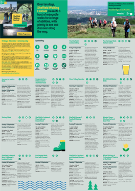 Sheffieldwalkfest Guide 2019 Version 1.Indd