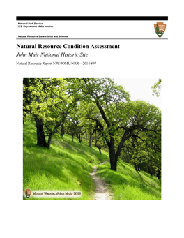Natural Resource Condition Assessment, John Muir National Historic Site