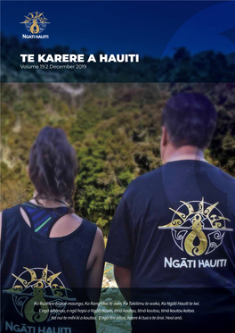 TE KARERE a HAUITI Volume 19.2 December 2019