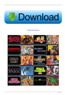 All Sega Games Download