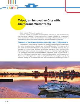Taipei, an Innovative City with Glamorous Waterfronts