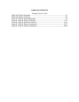 Combined Bio and Testimony June 25