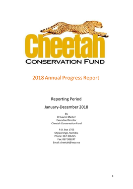 2018 Annual Progress Report