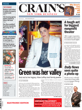 Daily News G ANNE FISHER Suggests Holiday Greetings As Biz Icebreakers P