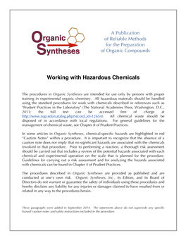 Reagents for Synthesis of Organoselenium Compounds: Diphenyl Diselenide and Benzeneselenenyl Chloride