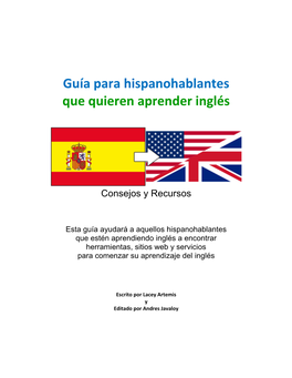 Guía Para Hispanohablantes Que Quieren Aprender Inglés