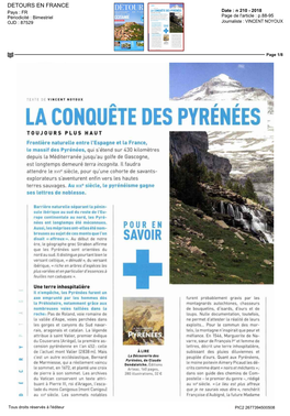 La Conquete Des Pyrenees