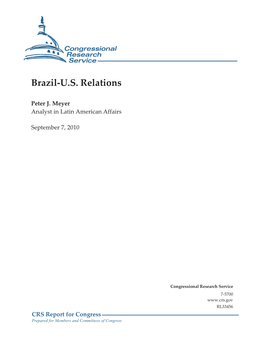 Brazil-U.S. Relations