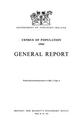 1961 Census General Report