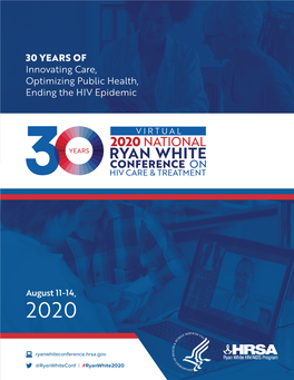 2020 National Ryan White Conference on HIV Care & Treatment | 2020 1 TABLE of CONTENTS