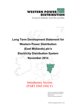 (East Midlands) Plc's Electricity Distribution System November 2014