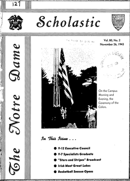 Notre Dame Scholastic, Vol. 80, No. 02